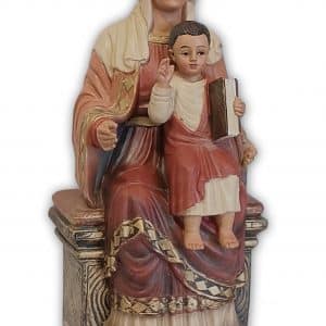 Imágen de la Virgen de Leyre en resina policromada (altura: 20 cm)