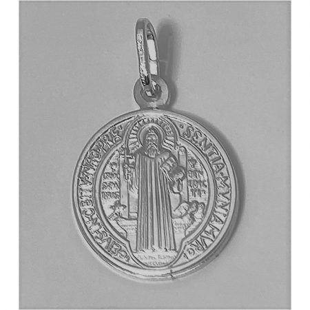 MEDALLA SAN BENITO METAL 21MM